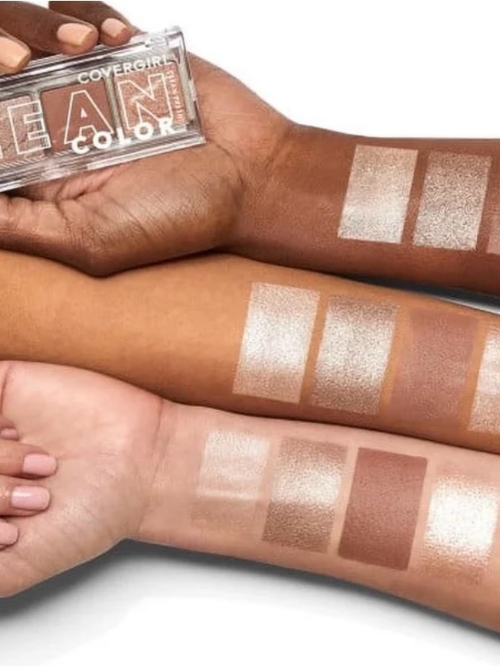 COVERGIRL Clean Fresh Clean Color Eyeshadow, 212 Shimmering Beige, 0.14 oz 2 pk